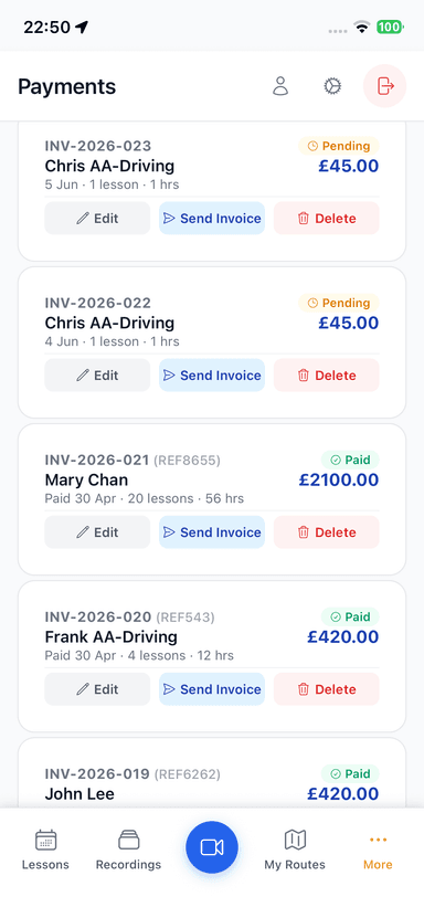 Payment Tracker
