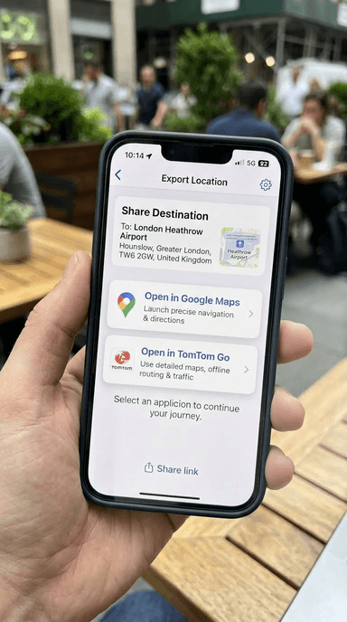 Navigate with Google Maps & TomTom Go